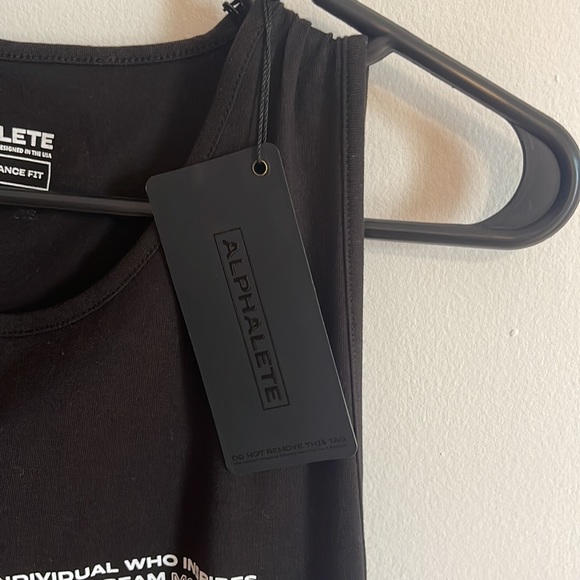 NWT Mens size large Alphalete black workout shirt - Picture 5 of 7